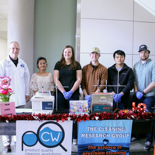 Cleaning Research Group at our Jewelry Cleaning Event